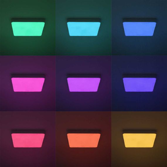 Потолочный светодиодный светильник с пультом ДУ Citilux Купер RGB Белый CL724K95G0