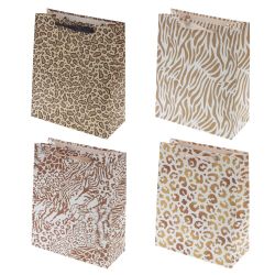 GAEM Пакет подарочный M (бумага 230г/м2, блок микс 12шт), L26 W10 H32 см, 4в.