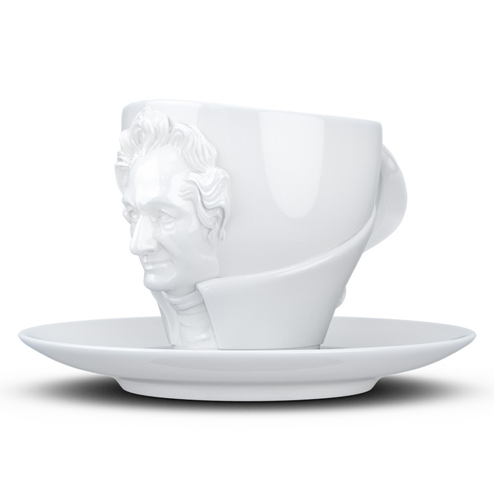 Чайная пара talent, goethe, 260 мл, белая