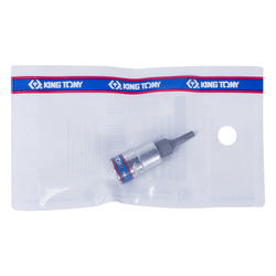 KING TONY (203308) Насадка (бита) торцевая 1/4", L = 37 мм, TORX, T8