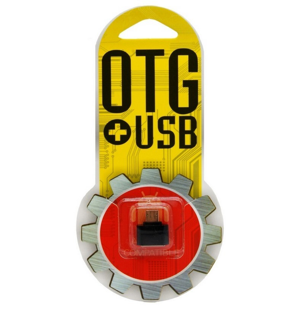 Карт-ридер OTG Mega Micro (черный)