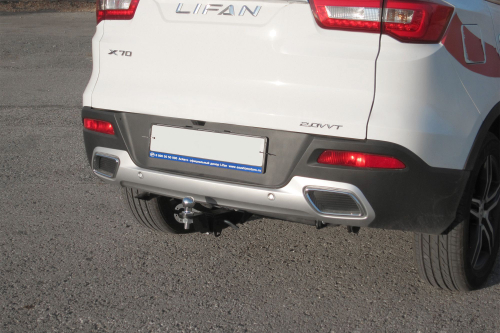 Фаркоп PT GROUP /съемный квадрат/ для LIFAN X60 2011-/ X70 2018-(паспорт и сертификат в комплекте)(без электрики) арт.LFS-11-991122.00
