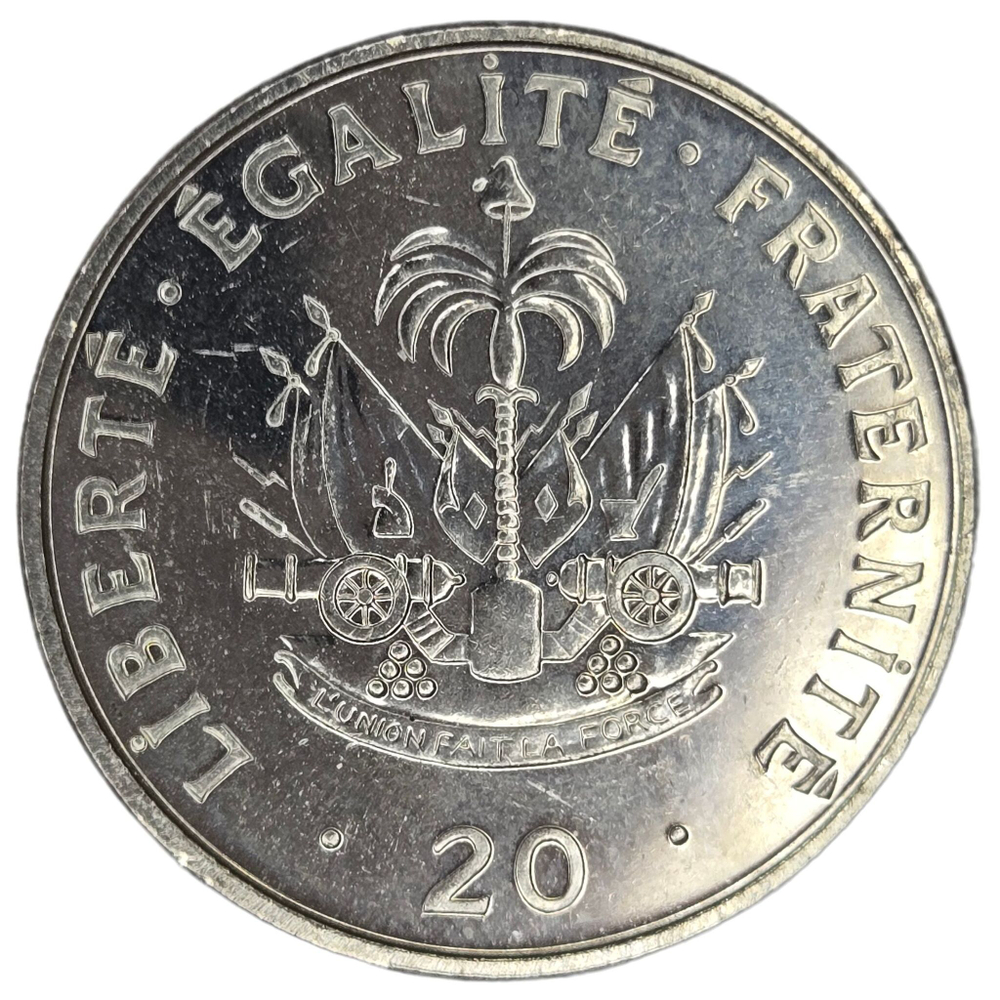 Haiti, 20 Centimes, 1995, AU