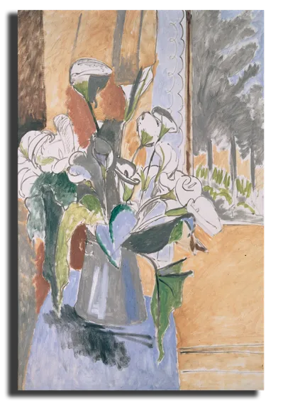 Репродукция "Анри Матисс - Букет цветов. Каллы"