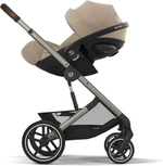 Коляска Cybex Balios S Lux TPE complete Cloud G Almond Beige Plus Base G 4 в 1 Chocolate Brown с дождевиками