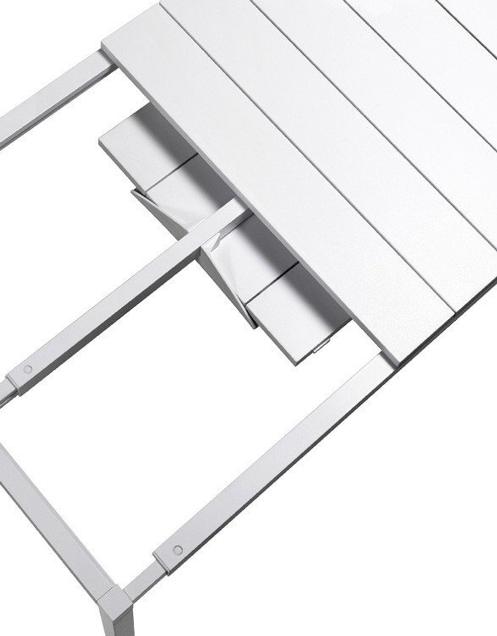 Стол пластиковый раздвижной Nardi Rio 140 Extensibile, антрацит