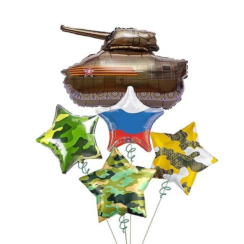 Композиция танк со звездами