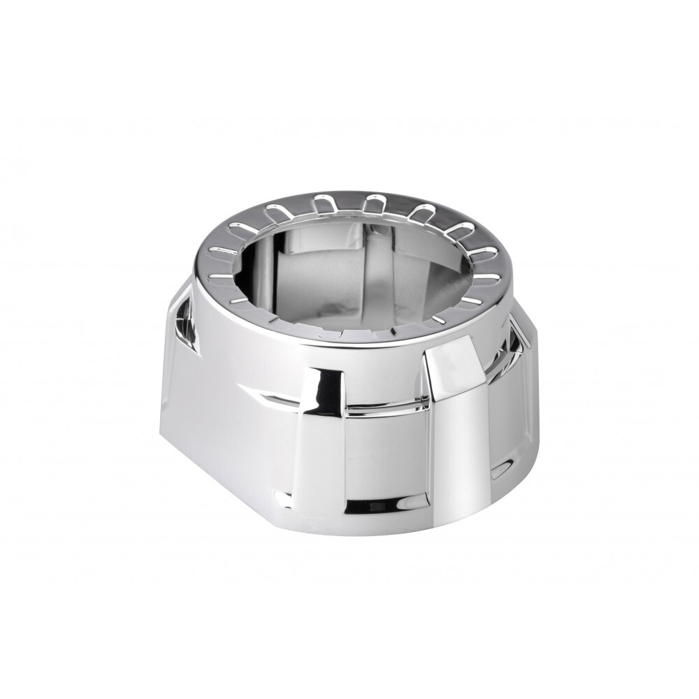 Маска для Би Линзы 2.0" Хром Полу-Круг