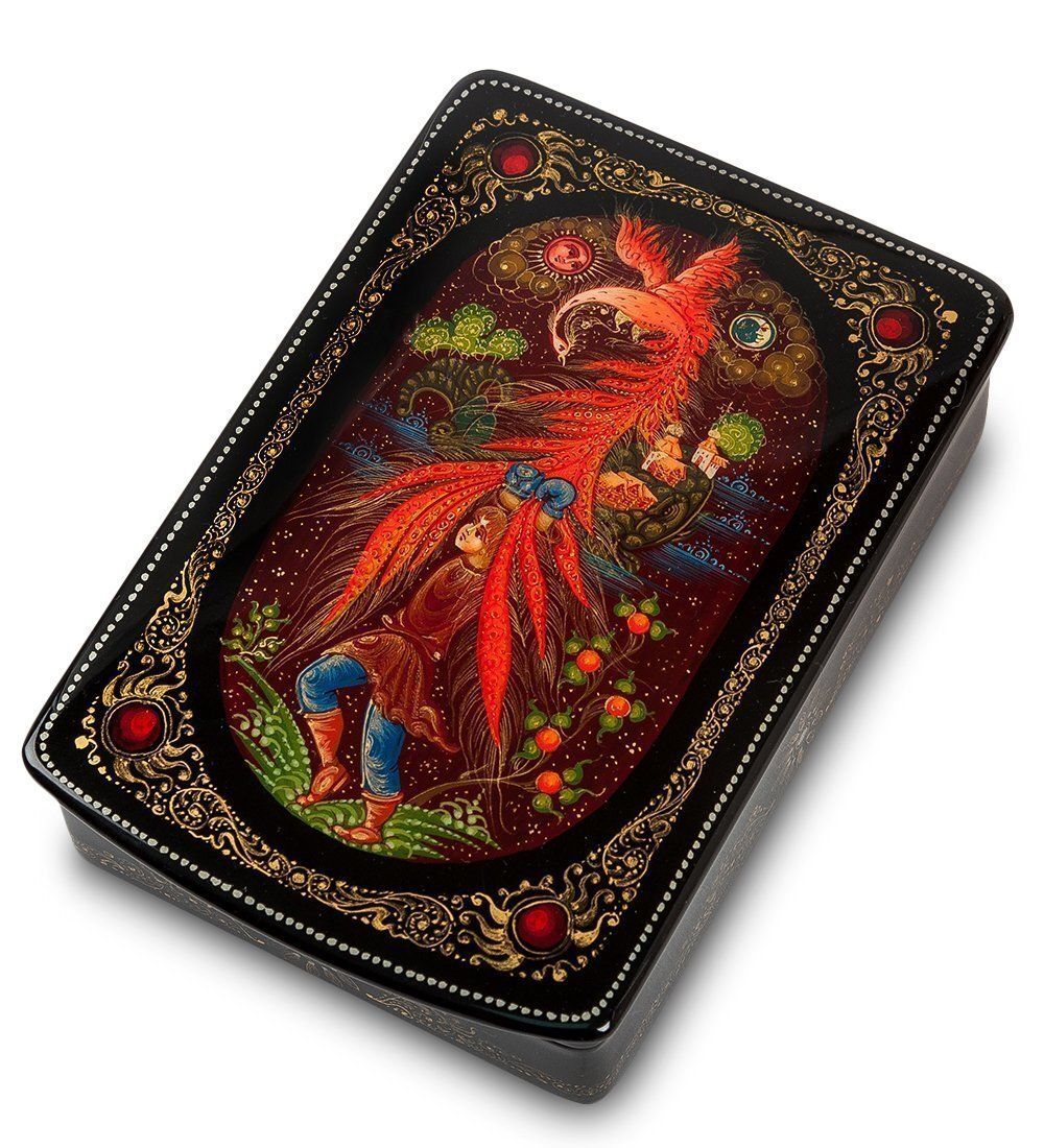 ШК-30/ 49 Шкатулка «Жар-птица» Мухин С.