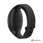 Черный вибратор с пультом-часами Anne s Desire Curve G-Spot Vibe Wireless Watchme - 20,5 см.