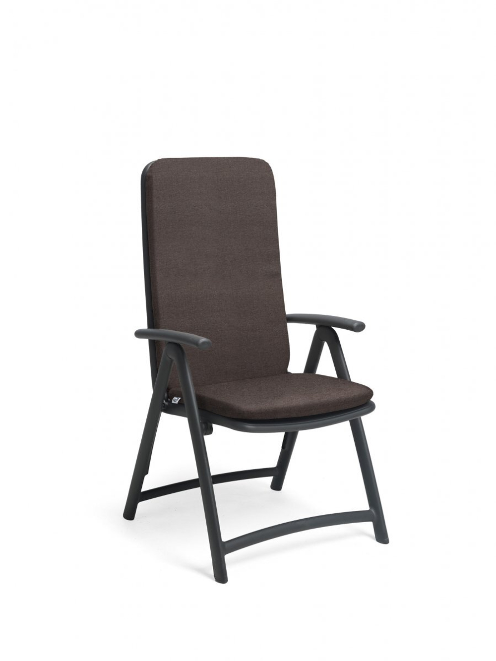 Кресло пластиковое складное, Nardi Darsena, антрацит