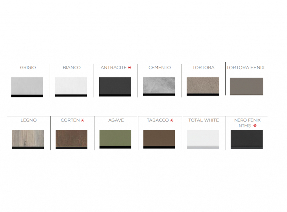 Столешница квадратная Piano Laminato 80x80