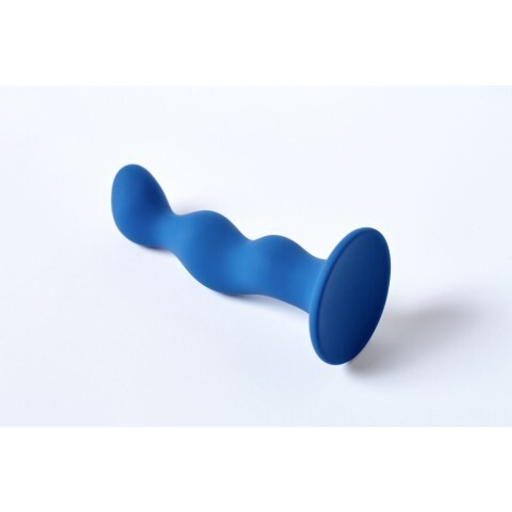 Анальная пробка Terra кобальт (12*2,5)