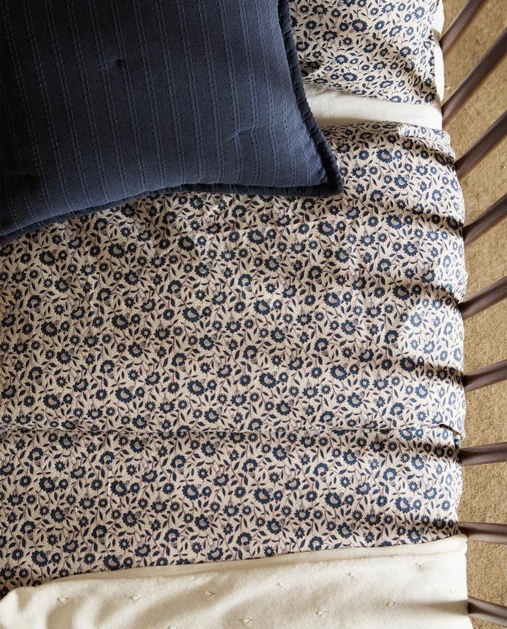 ZARA HOME ДЕТСКИЙ ХЛОПКОВЫЙ ПОДОДЕЯЛЬНИК С ПРИНТОМ, РАЗНОЦВЕТНЫЙ