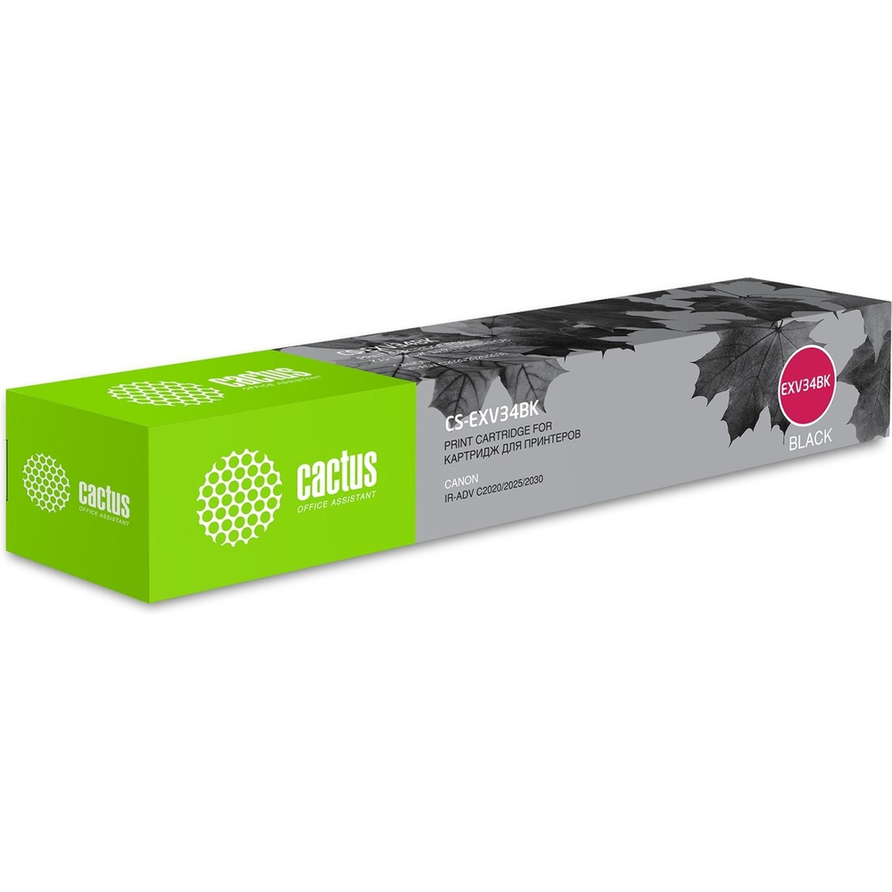 Картридж лазерный Cactus CS-EXV34BK C-EXV34 BK чер. для Canon IR C2030L