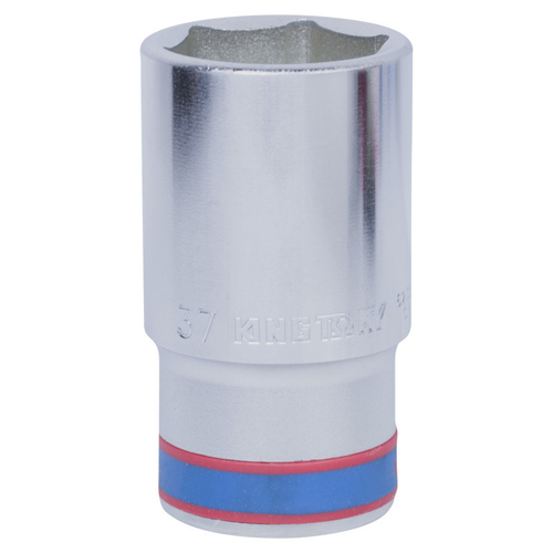 KING TONY (623537M) Головка торцевая глубокая шестигранная 3/4", 37 мм