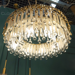 Люстра Cloyd CAPULETTI C8 / Ø60 см - золото (арт.11207)