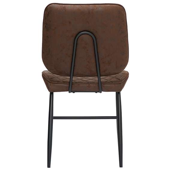 Стул Maril, темно-коричневая экокожа