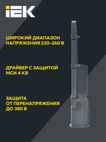 Светильник светодиодный консольный ДКУ 1002-50Д 5000К IP65 серый IEK