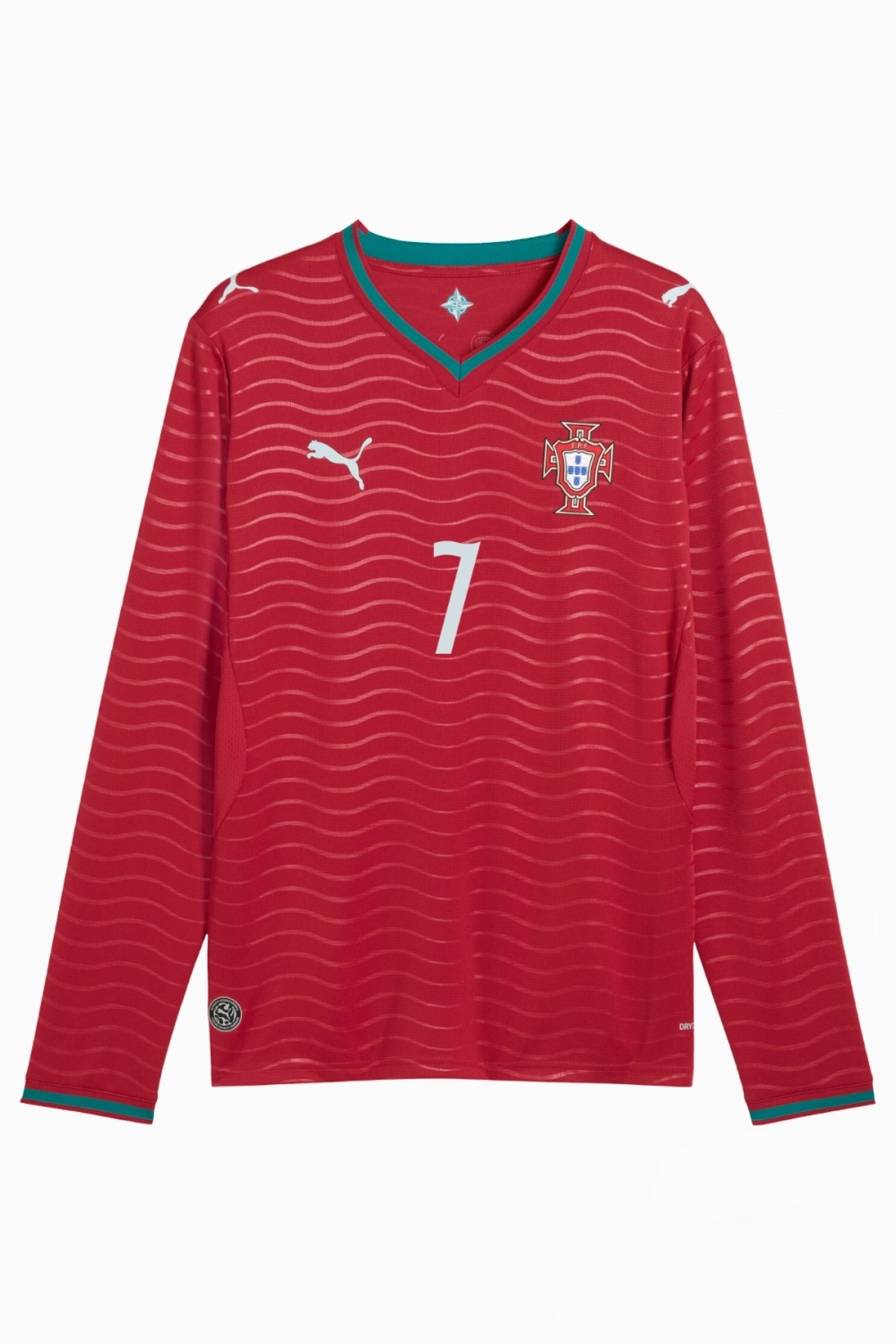 Футболка с длинными рукавами Puma Portugal 2026 Home Ronaldo 7 - красный