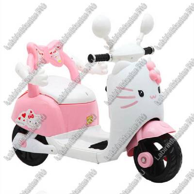 Детский электромотоцикл "Kids electric scooter" розовый