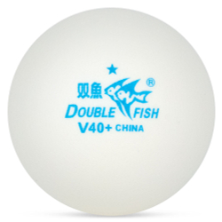 Мяч для наст. тенниса DOUBLE FISH No-Star Ball, арт.V40+, диам. V40+мм.100 шт,белый