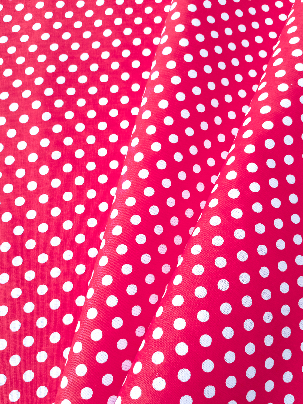 Ткань бязь плательная, рис. " Горох 6 мм", ширина 150 см, арт. 029