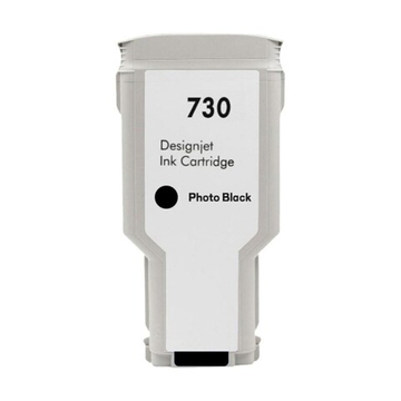 Картридж AQ, аналог HP P2V73A (730) для DesignJet T1600/T1700/T2600, черный фото (300мл)