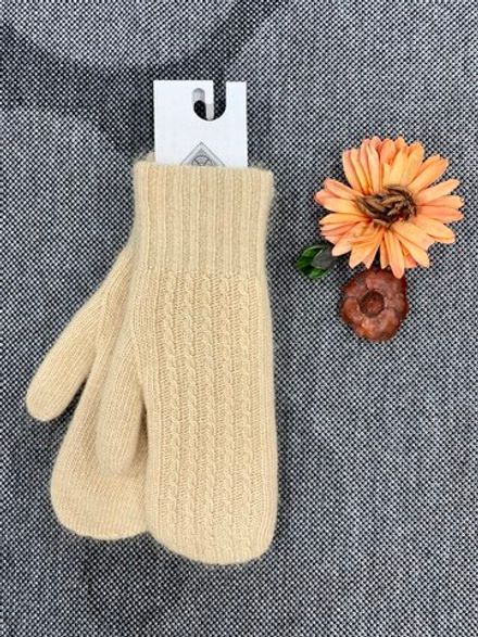 Варежки В420-08 бежевые