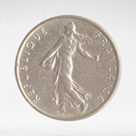 France, ½ Franc 1965 - Signature "O. Roty", VF