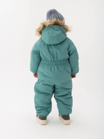 Комбинезон мембранный зимний с капюшоном с меховой опушкой "Малахит"