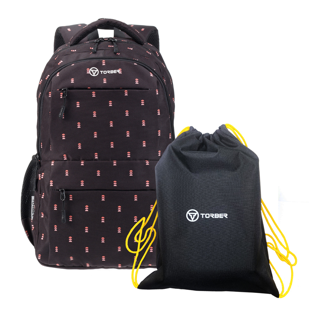 Фото школьный рюкзак CLASS X из полиэстера 900D TORBER T2602-22-BLK-M  с отделением для ноутбука с диагональю 15,6”  с гарантией