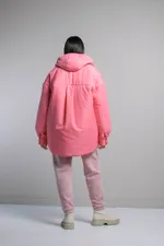 Капюшон-манишка Alexandra Talalay AH001 розовато-лиловый