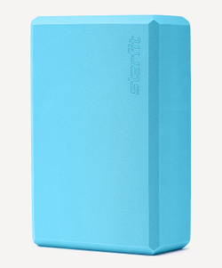 Блок для йоги YB-200 EVA, синий пастель