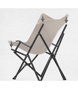 Стул складной Naturehike NH21JJ003 , черный, 6927595774724