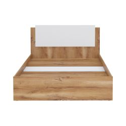 Кровать 1400 Сеул (дуб кельтик/белый), МФ 1+1