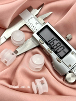 Фиксаторы шнура для одежды  пластиковые прозрачные