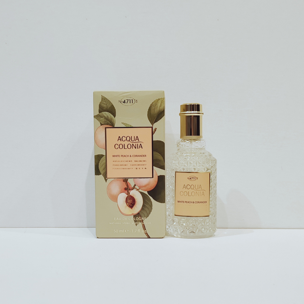 Maurer & Wirtz 4711 Acqua Colonia White Peach & Coriander одеколон для женщин 50 мл