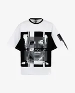 Футболка Heartz Natalie Kimono черно-белая