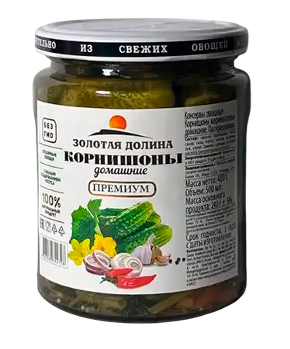 огурцы ЗД Домашние 500мл ст/б (1х12)