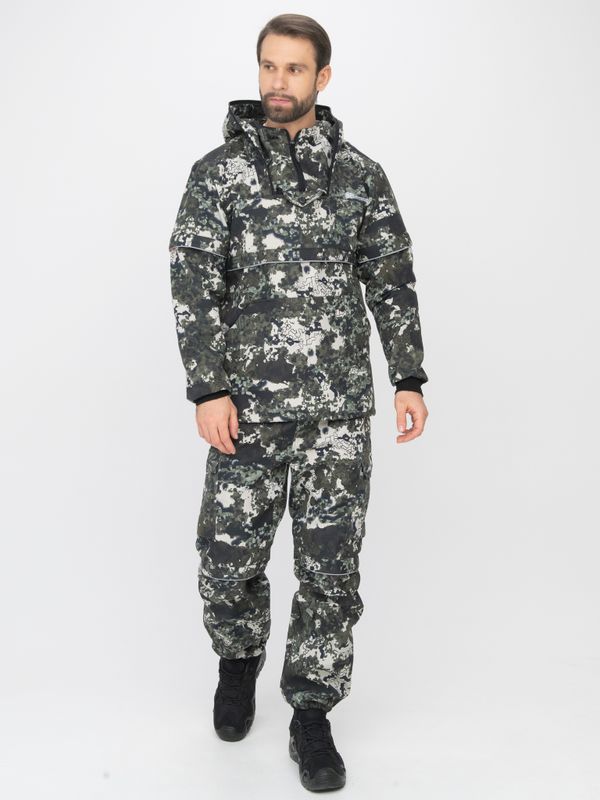 Костюм демисезонный Антигнус-Люкс ткань Смесовая Микро-РипСтоп/Бондинг цвет КМФ N-181