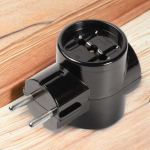 Тройник электрический на 3 гнезда без заземления Smartbuy SBE-16-A06-3z