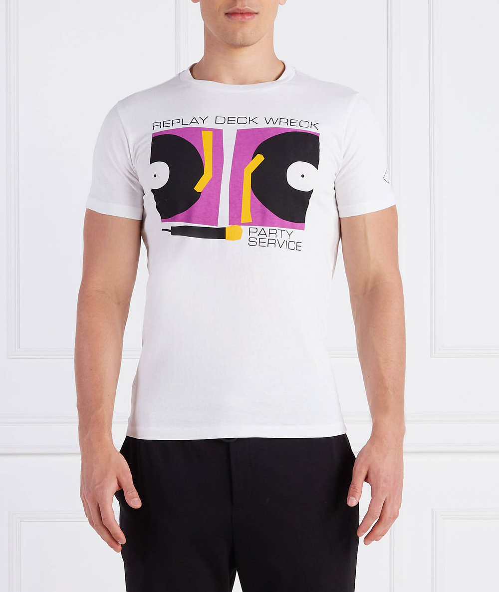 Футболка Replay - белый(M6298 .000.22662G)