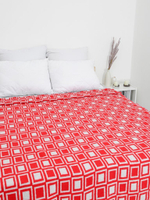 Одеяло байковое 1,5 спальное 140x200 с наполнителем ПАН, Всесезонное, Хлопок 50%, комплект 1 шт