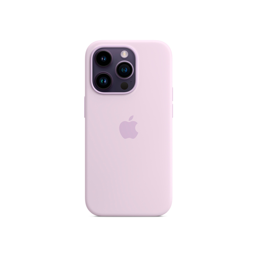 Силиконовый чехол с поддержкой MagSafe Apple Silicone Case для iPhone 14 Pro, Lilac (Сиреневый)