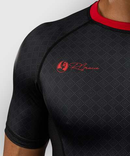 Рашгард Venum x Roger Gracie Black/Red S/S