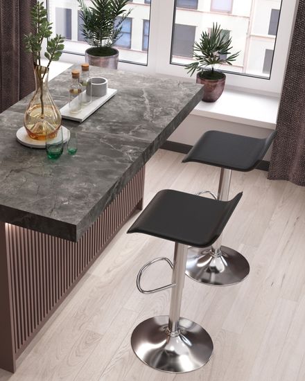 Стул барный Хай-Тек черный