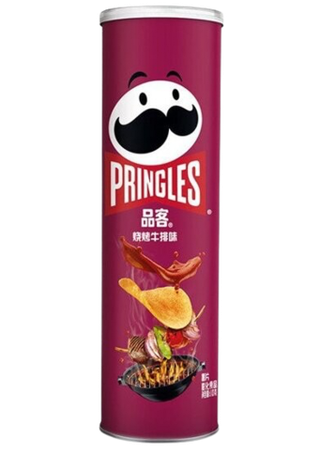 Чипсы Pringles со вкусом стейка барбекю