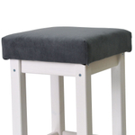 Табурет Икеа с мягким сиденьем из сосны