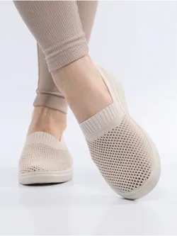 Мокасины летние текстильные